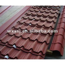 Chapa de aço galvanizado ondulada telha telhadura de cor